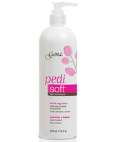Gena Pedi Soft Foot & Leg Lotion, 16 oz with fruit extracts to smooth, soften, and hydrate skin.