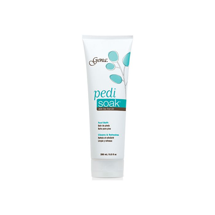 Gena Foot Bath with Tea Tree Oil to deeply cleanse and refresh the skin.