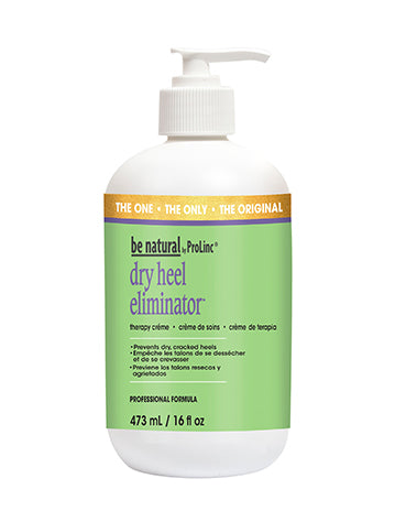 be natural Dry Heel Eliminator 16 oz pump, hydrates and softens severely dry and cracked feet.
